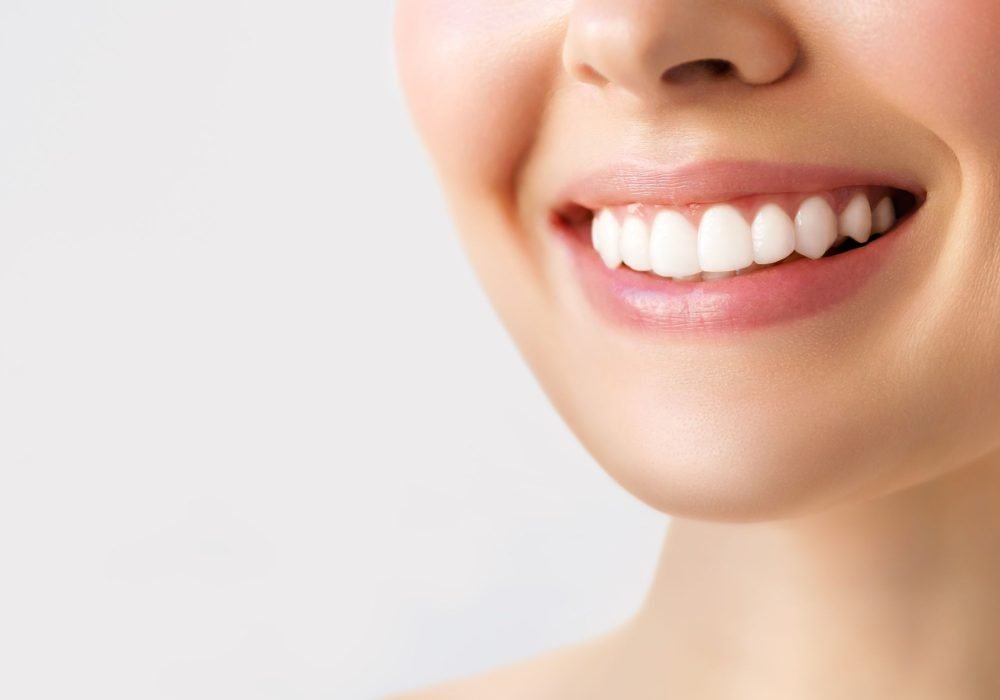A girl with a striking smile after cosmetic dentistry